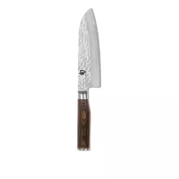 Нож Shun Premier Kai Santoku, сталь