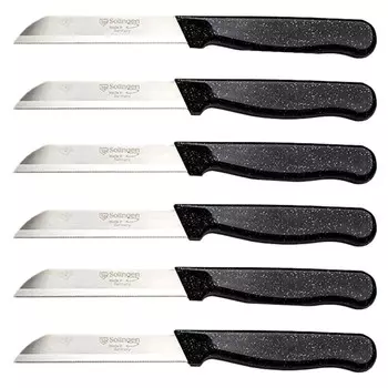 Нож SOLINGEN универсальный нож черный блестящий нож для фруктов нож для очистки овощей S.Sharp, количество: 200 шт
