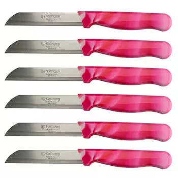 Нож SOLINGEN универсальный нож красный мраморный нож для фруктов нож для очистки овощей очень острый, количество: 100 шт