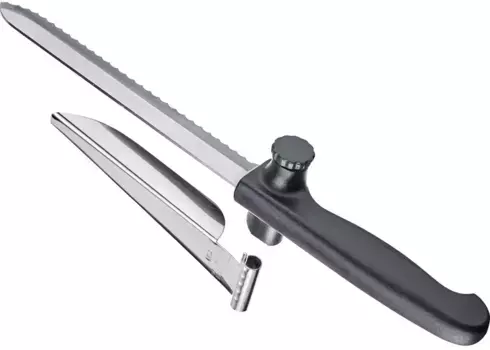 Нож универсальный WESTMARK "So Clever", (1 шт.), с острым зубчатым лезвием и проставкой Общая длина 34,5 см., черный