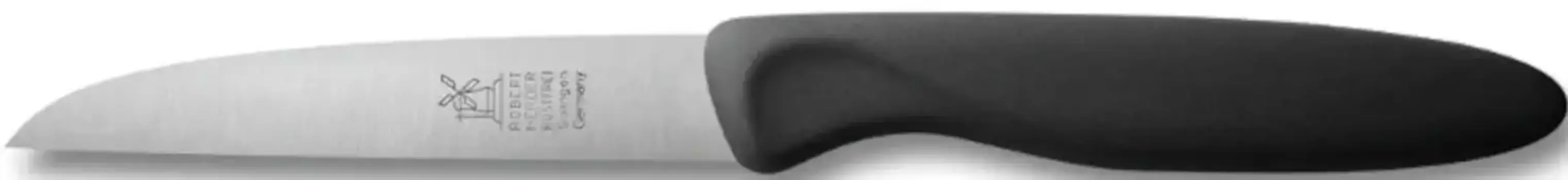 Нож "Ветряная мельница" Нож поварской, (1 шт.), полипропилен 1972 г., нержавеющая сталь Windmhlenmesser Общая длина 18 см, Длина клинка 8,5 см., черный