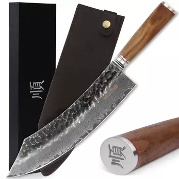 Нож в кожаных ножнах Yousunlong