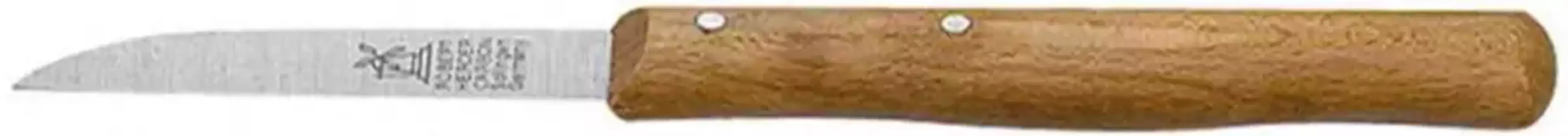 Нож ветряная мельница, нож для овощей, (1 шт.), ручка из бука 65 мм, рифленое лезвие Windmhlenmesser Длина лезвия 6,5 см., цвет holzfarben