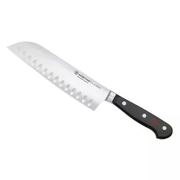 Нож WSTHOF Santoku Classic 17см, черный/серебристый