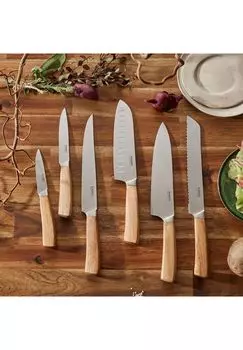 Ножевой блок 5 шт Kuppels, holz