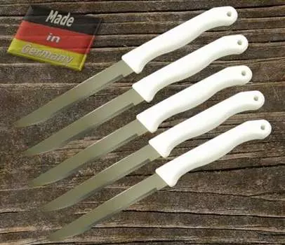 Ножи для хлеба и мяса 5 шт. 13/3 разм. 26,5 х 1,8 см, пластик, нож для хлеба G+K Kunststofftechnik
