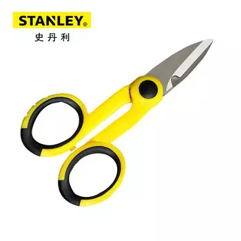 Ножницы электрика Stanley 90-171-23C с двухцветной ручкой 140мм