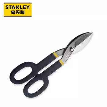 Ножницы для листового железа Stanley, проволочная сетка, алюминиевые пластины, ножницы для пластин из нержавеющей стали, 10 дюймов, 14-556-22
