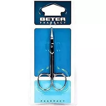 Ножницы для ногтей изогнутые хромированные 24012, Beter