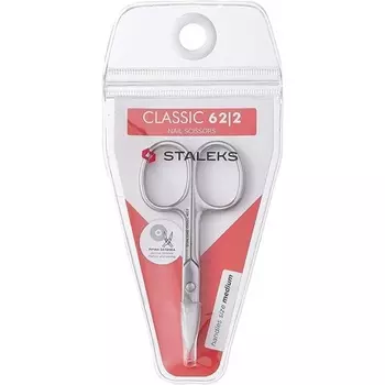 Ножницы для ногтей среднего размера с ручками Classic Sc-62/2, Staleks