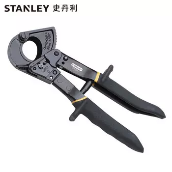Ножницы для резки кабеля с храповым механизмом Stanley 0–240 мм, плоскогубцы для кабельной проволоки, плоскогубцы для резки и разрушения электрика 84-861-22