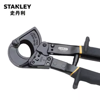 Ножницы для резки кабеля Stanley с храповым механизмом, тип 0-240 мм2, плоскогубцы для проводов и кабелей, болторез для электрика 84-861-22