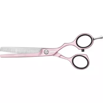 Ножницы для текстурирования со смещением White Line Pastel Plus 40, 5,5 дюйма, розовые, Jaguar