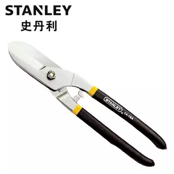 Ножницы по металлу Stanley, ножницы из нержавеющей стали промышленного класса, ножницы по металлу, многофункциональные профессиональные ножницы по металлической сетке 14-166-22 в наличии