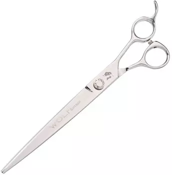 Ножницы WOLF загнутые вниз для правшей для ухода за волосами 7,5 Silvio парикмахерская стрижка волос Superior line Calissimo