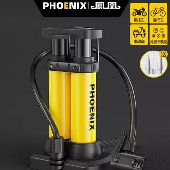Ножной насос Phoenix для велосипеда, портативный электрический аккумулятор, автомобильный бытовой новый воздушный насос высокого давления для мотоцикла