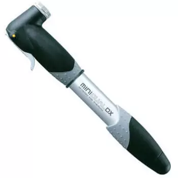 Ножной насос Topeak Mini Dual DX, серебристый / черный / серебристый