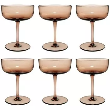 Нравиться. by Villeroy & Boch Стеклянная миска для шампанского/десертная миска Like Glass, 100 мл, набор из 6 глины - DS