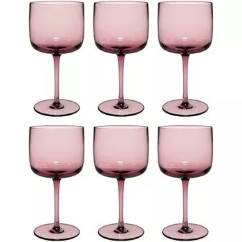 Нравиться. by Villeroy & Boch Стеклянные бокалы для вина Like Glass, 270 мл, набор из 6 сортов винограда - DS