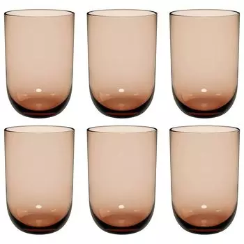 Нравиться. Набор из 6 глиняных чашек Like Glass для лонг-дринков от Villeroy & Boch, 385 мл — DS