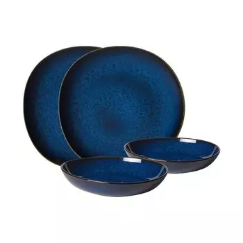 Нравиться. Столовый сервиз Lave bleu от Villeroy & Boch, 4 предмета - DS