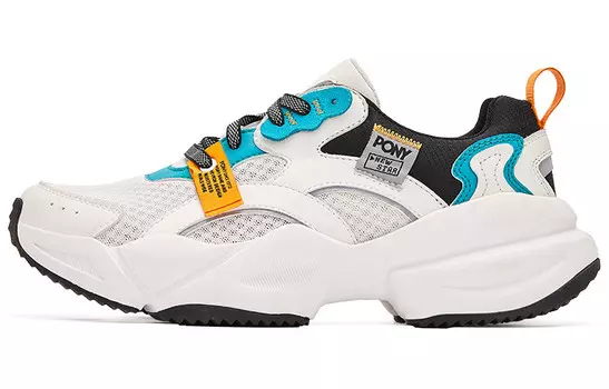 NS501 Кроссовки Lifestyle унисекс с низким верхом белого/зеленого цвета Pony