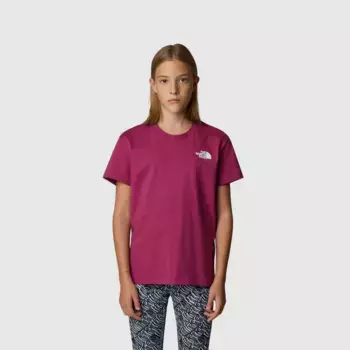 NSE Box Tek The North Face Детская футболка, пурпурный