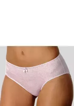 Nuance Briefs, трусы с высоким вырезом из хлопка, розовый