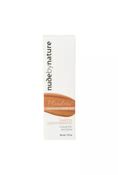 Nude by Nature, Flawless Liquid Foundation, Тональный крем для лица, W10 Cinnamon, 30 мл