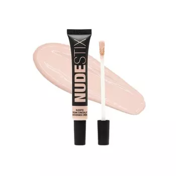 Nudestix NudeFix Cream Concealer Легкая жидкость Натуральный финиш Макияж Увлажняющий Осветляющий корректор темных кругов под глазами Уменьшает покраснения и пятна Оттенок Nude 1 0,34 жидких унций 10 мл