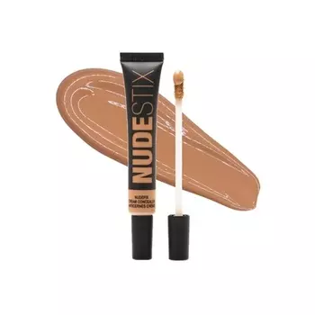 Nudestix NudeFix Cream Concealer Легкая жидкость Натуральный финиш Макияж Увлажняющий Осветляющий корректор темных кругов под глазами Уменьшает покраснения и пятна Оттенок Nude 8 0,34 жидких унций 10 мл