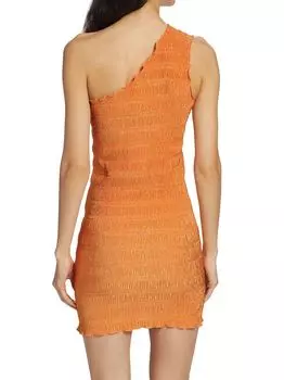 Nuits D'Ete Мини-платье Gigi со сборками на одно плечо L'Ide