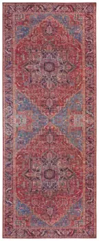 НУРИСТАН дорожка "Амата", прямоугольная, восточный, восточный, винтаж, гостиная, спальня, столовая NOURISTAN 80х200 см, красный