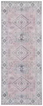 НУРИСТАН дорожка "Gratia", прямоугольный, восточный, винтажный, ковер плоского плетения, гостиная, спальня NOURISTAN 80х200 см, цвет altrosa