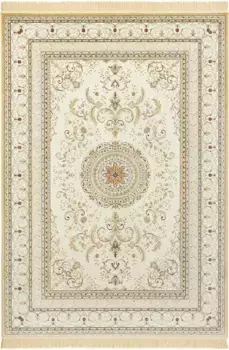 НУРИСТАН ковер "Антик Негар", прямоугольный, восточный с бахромой, восточный, гостиная, спальня, столовая NOURISTAN 195х300 см, цвет creme