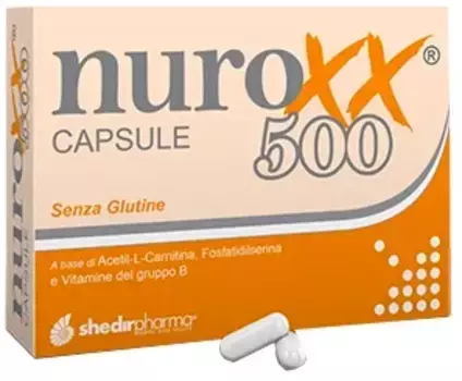 Nuroxx 500 Добавка, 30 капсул, когнитивные функции Shedir