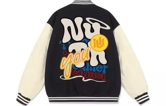 Nuthink Бейсбольная куртка унисекс, Зеленый