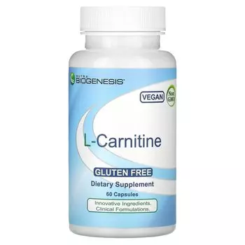 Nutra BioGenesis L-карнитин 60 капсул