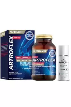 Nutraxin Artroflex Hya C II 90 таблеток + очищающий гель для лица 100 мл подарок