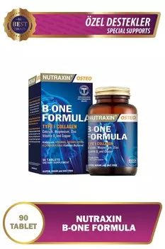Nutraxin B-One Formula - Special Support 90 таблеток, кальций, коллаген, тип 2, магний, медь