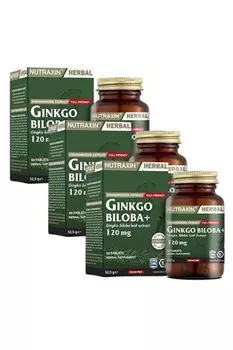 Nutraxin Гинкго билоба, 120 мг, 60 таблеток, 3 шт. в упаковке