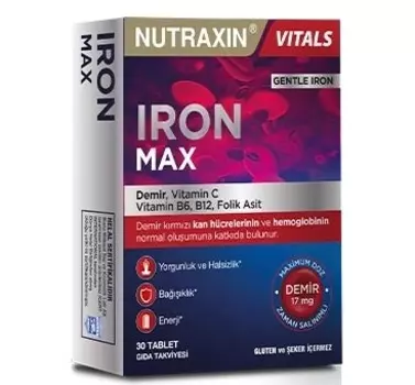 Nutraxin Iron Max 30 таблеток