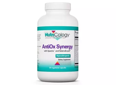 Nutricology, AntiOx Synergy, 60 вегетарианских капсул