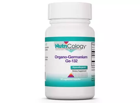 Nutricology, Германоорганический германий Ge-132, 50 вегетарианских капсул