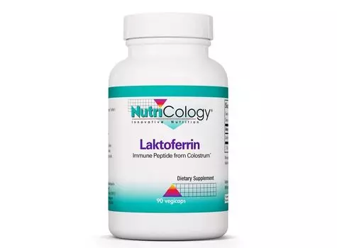 Nutricology, Лактоферрин, 90 вегетарианских капсул