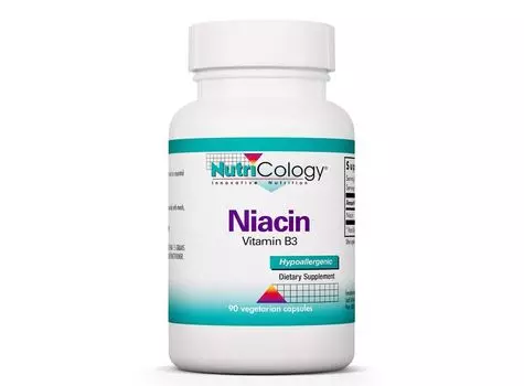 Nutricology, Ниацин, 90 вегетарианских капсул