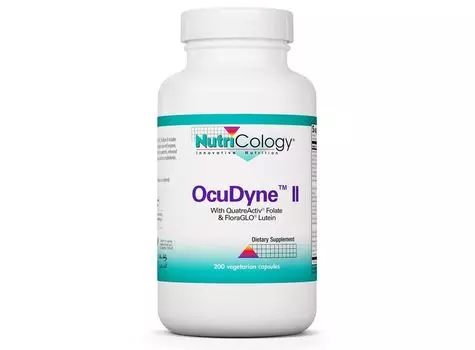 Nutricology, OcuDyne II, 200 вегетарианских капсул