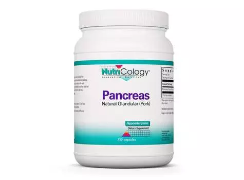 Nutricology, Поджелудочная железа свиная, 720 капсул