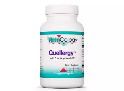 Nutricology, Quellergy, 60 вегетарианских капсул