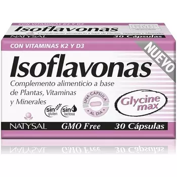 Nutricosmetics Natysal Изофлавоны с витаминами K2 D3 Nuevo 30 капсул